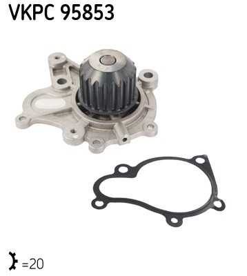 SKF VKPC 95853 EAN: 7316572388198.