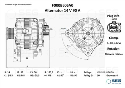 SEG Automotive F000BL06A0