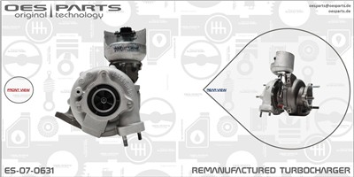 OES PARTS ES-07-0631 Číslo výrobce: VJ40. EAN: 5902276136610.