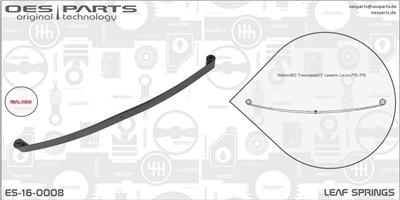 OES PARTS ES-16-0008 EAN: 5902276133206.