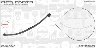 OES PARTS ES-16-0040 EAN: 5902276133527.