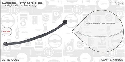 OES PARTS ES-16-0055 EAN: 5902276133671.