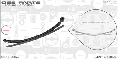 OES PARTS ES-16-0065 EAN: 5902276133770.