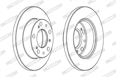 FERODO DDF063 Číslo výrobce: DDF063. EAN: 5016687106398.