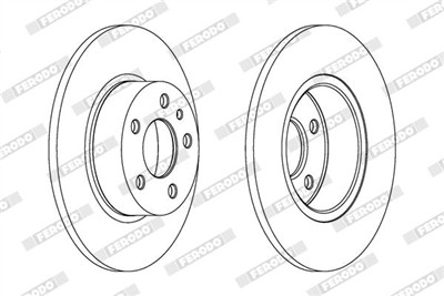 FERODO DDF067C Číslo výrobce: DDF067C. EAN: 4044197559480.