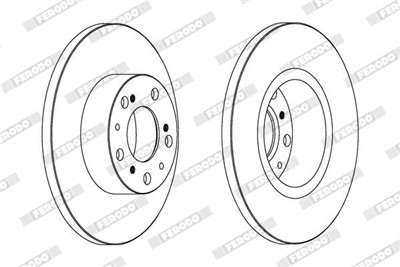 FERODO DDF069 Číslo výrobce: DDF069. EAN: 5016687106992.
