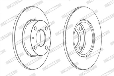 FERODO DDF083 Číslo výrobce: DDF083. EAN: 5016687108392.