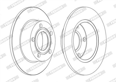 FERODO DDF1033C Číslo výrobce: DDF1033-1.