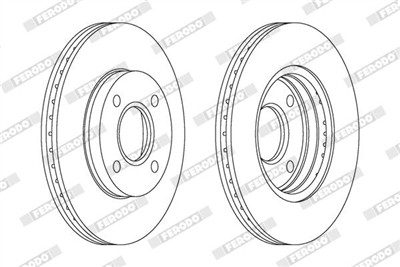 FERODO DDF1072C Číslo výrobce: DDF1072C. EAN: 4044197559657.