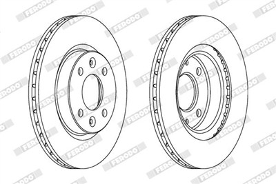 FERODO DDF1096C Číslo výrobce: DDF1096C. EAN: 4044197559695.