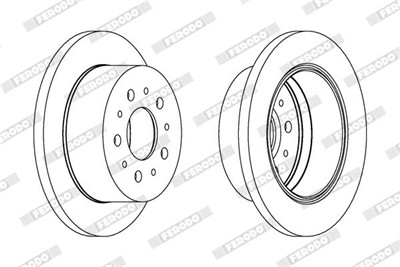 FERODO DDF1144C Číslo výrobce: DDF1144C. EAN: 4044197986767.