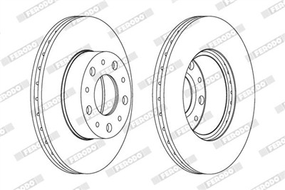 FERODO DDF1170C Číslo výrobce: DDF1170C. EAN: 4044197845668.