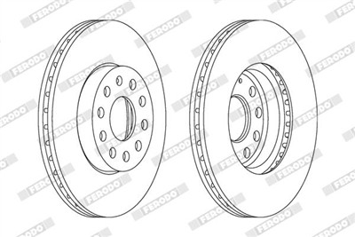 FERODO DDF1218C Číslo výrobce: DDF1218C. EAN: 4044197559978.
