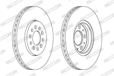 FERODO DDF1221C Číslo výrobce: DDF1221C. EAN: 4044197559992.