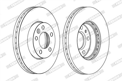 FERODO DDF1253C-1 Číslo výrobce: DDF1253. EAN: 4044197571505.