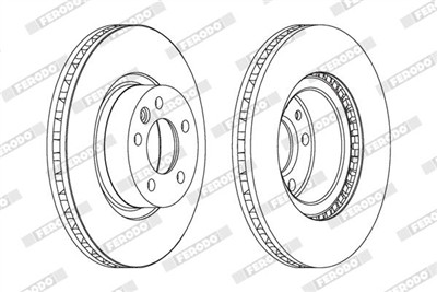 FERODO DDF1254C-1 Číslo výrobce: DDF1254. EAN: 4044197972272.