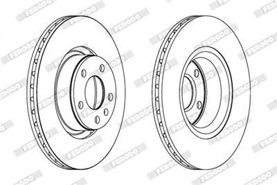 FERODO DDF1291C Číslo výrobce: DDF1291C. EAN: 4044197535507.