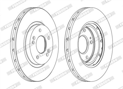 FERODO DDF1292C Číslo výrobce: DDF1292C. EAN: 4044197987023.