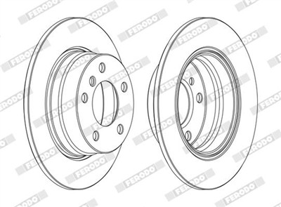 FERODO DDF1303C Číslo výrobce: DDF1303C. EAN: 4044197560240.