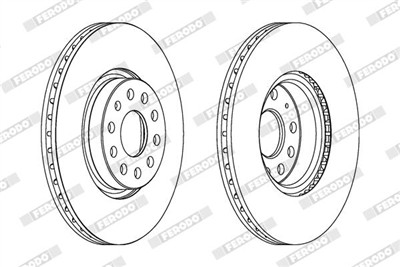FERODO DDF1305C Číslo výrobce: DDF1305C. EAN: 4044197560264.