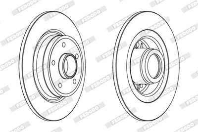 FERODO DDF1364C-1 Číslo výrobce: DDF1364. EAN: 4044197972319.