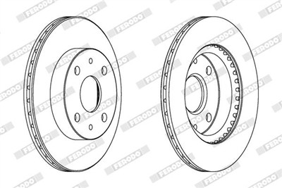 FERODO DDF1394C Číslo výrobce: DDF1394C. EAN: 4044197987122.