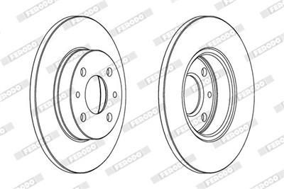 FERODO DDF140C Číslo výrobce: DDF140C. EAN: 4044197560356.