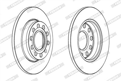 FERODO DDF1425C Číslo výrobce: DDF1425C. EAN: 4044197560394.