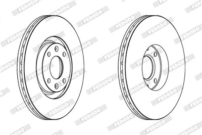 FERODO DDF1442C Číslo výrobce: DDF1442C. EAN: 4044197988228.
