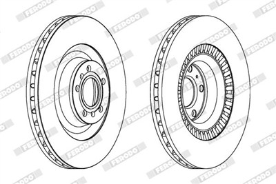 FERODO DDF1572C-1 Číslo výrobce: DDF1572. EAN: 4044197972579.