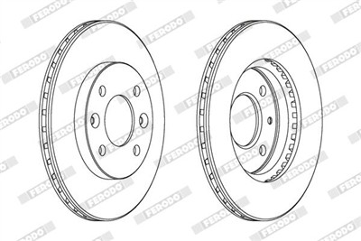 FERODO DDF158C Číslo výrobce: DDF158C. EAN: 4044197560486.