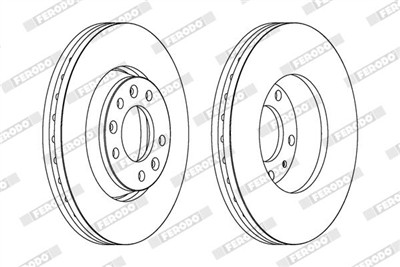 FERODO DDF1601C Číslo výrobce: DDF1601C. EAN: 4044197988266.