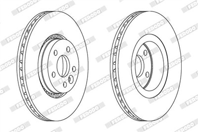 FERODO DDF1607C-1 Číslo výrobce: DDF1607. EAN: 4044197972609.