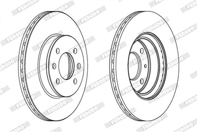 FERODO DDF1636C Číslo výrobce: DDF1636C. EAN: 4044197987450.