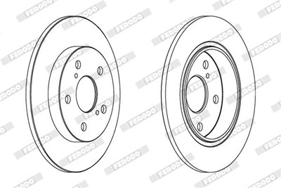 FERODO DDF1645C Číslo výrobce: DDF1645C. EAN: 4044197988334.