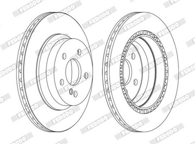FERODO DDF1672C Číslo výrobce: DDF1672C. EAN: 4060426034047.