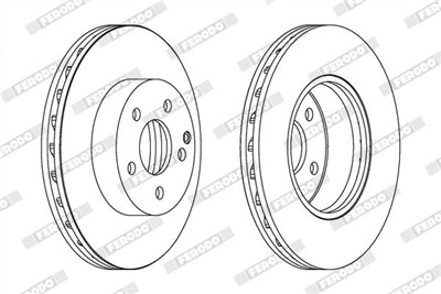 FERODO DDF1690C Číslo výrobce: DDF1690C. EAN: 4044197845828.