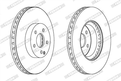 FERODO DDF1692C-1 Číslo výrobce: DDF1692. EAN: 4044197753666.