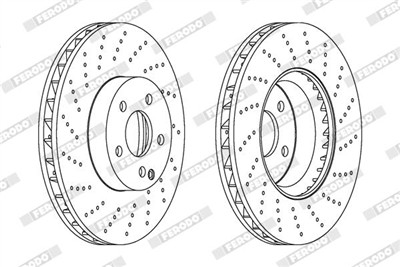 FERODO DDF1694C-1 Číslo výrobce: DDF1694. EAN: 4044197753673.