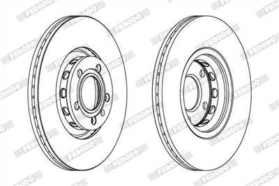 FERODO DDF1707C Číslo výrobce: DDF1707C. EAN: 4044197560554.