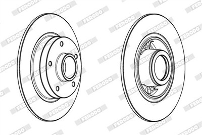 FERODO DDF1732-1 Číslo výrobce: DDF1732-1. EAN: 4044197953356.