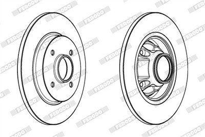 FERODO DDF1735-1 Číslo výrobce: DDF1735. EAN: 4044197686810.