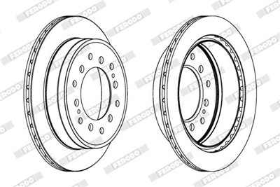 FERODO DDF1743C Číslo výrobce: DDF1743C. EAN: 4044197987733.