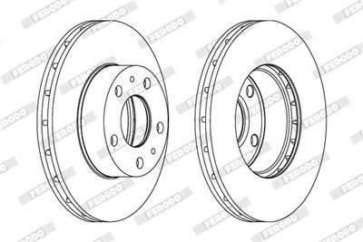 FERODO DDF1809C Číslo výrobce: DDF1809C. EAN: 4044197987870.