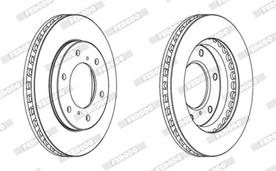 FERODO DDF1818C Číslo výrobce: DDF1818C. EAN: 4044197845392.