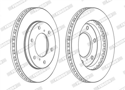 FERODO DDF1818C Číslo výrobce: DDF1818C. EAN: 4044197845392.
