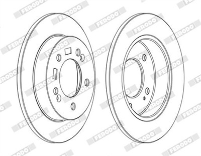 FERODO DDF1874C Číslo výrobce: DDF1874C. EAN: 4044197987962.
