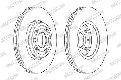 FERODO DDF1977C Číslo výrobce: DDF1977C. EAN: 4044197916498.
