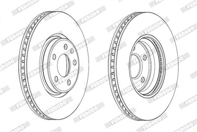 FERODO DDF1996C-1 Číslo výrobce: DDF1996C. EAN: 4044197931903.