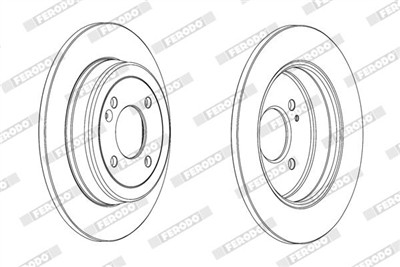 FERODO DDF2090C Číslo výrobce: DDF2090C. EAN: 4044197846573.